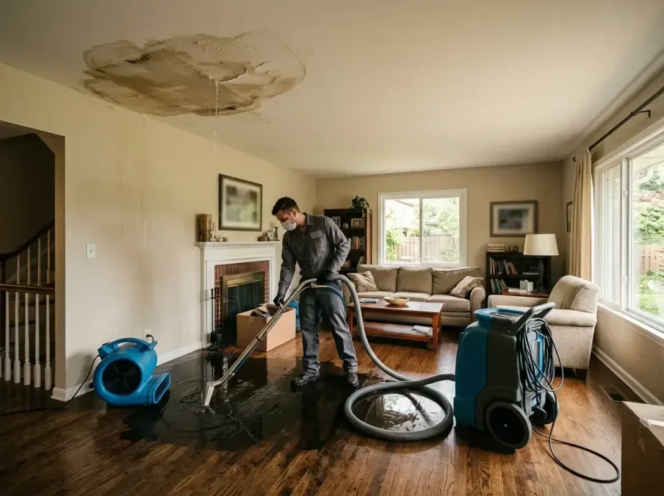 attic-pipe-burst-ceiling-drip-008 — frequently asked questions, Water Damage Restoration & Carpet Care in South Kensington,…